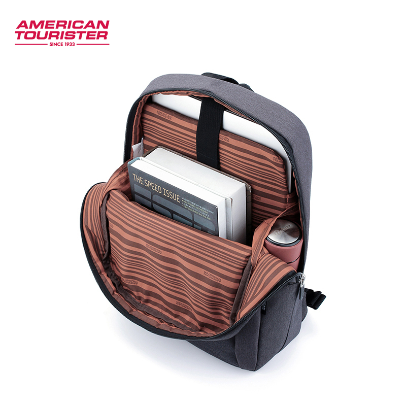 美旅双肩包韩版校园时尚简约男包防水面料初中及以上通用学生书包旅行背包女书包AQ9高清大图