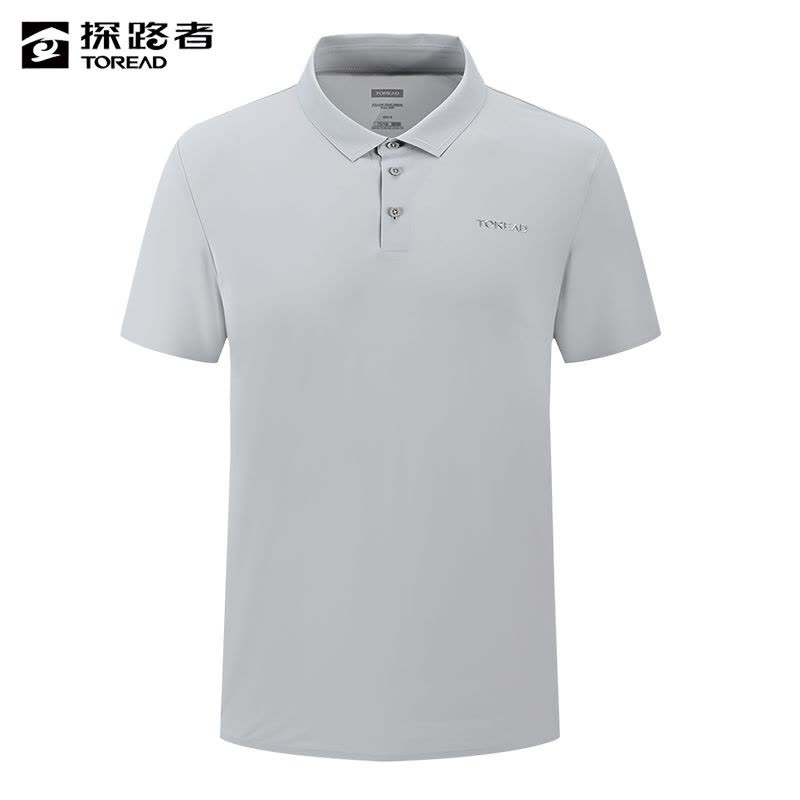 探路者 男式POLO短袖T恤 TAJJAN81592/件图片