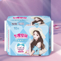 七度空间优雅系列姨妈巾夜用超薄卫生巾275mm*10片QUC8210（包装）
