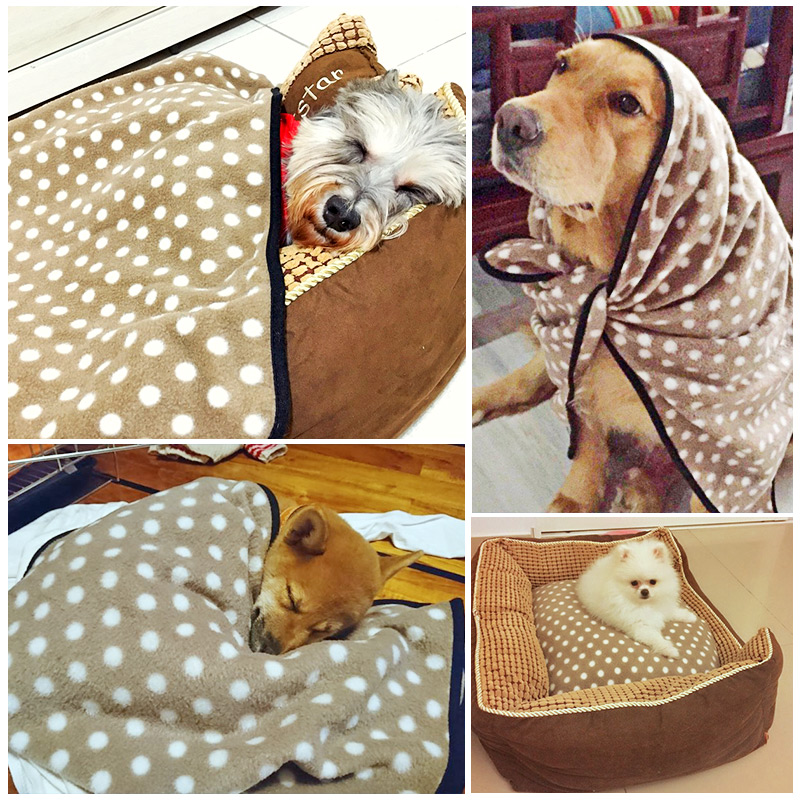 宠物毯子毛毯狗狗被子狗垫子床垫猫棉垫泰迪窝垫狗窝用品四季通用高清大图