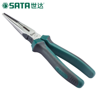 世达(SATA) 6英寸尖嘴钳 多功能电工钳子老虎钳钢丝钳 165mm 70101A (2把起订)