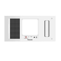 松下(Panasonic)新品薄型照明风暖浴霸FV-54BVL1C通用吊顶式卫生间取暖换气风暖浴霸2100W珍珠白