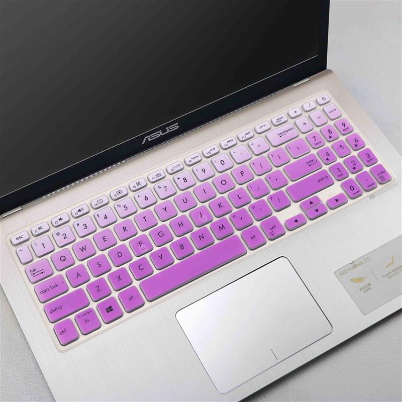 华硕asus顽石6代fl8700y5200笔记本i5i7电脑156寸键盘保护贴膜渐变