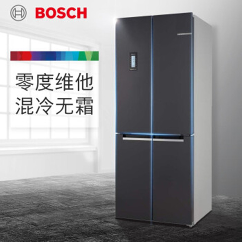 博世(BOSCH )KMF46A91TI 灰阶系列 450L十字对开门 混冷无霜 零度维他保鲜冰箱高清大图