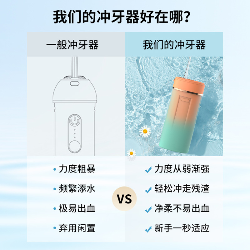 苏宁宜品冲牙器渐变款