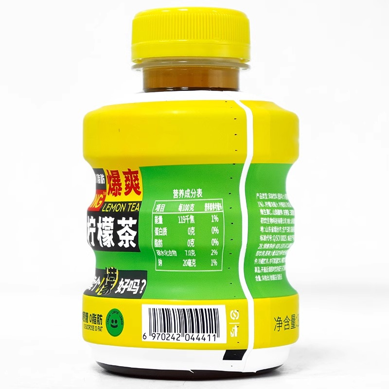 初饮 爆爽柠檬茶味饮品300g*24 新货(单位:提)