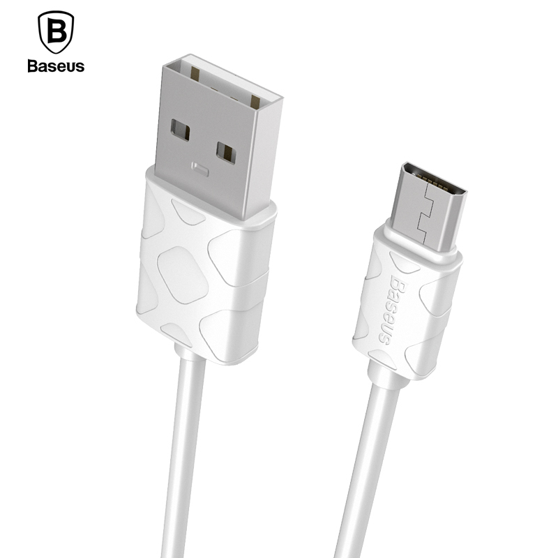 倍思（Baseus）1m 安卓数据线 MICRO USB 2. 0快充 华为 三星 小米 OPPO 魅族电源线等 白色