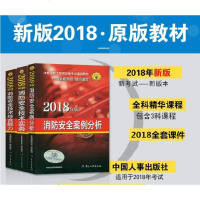 官方正版]备考2019年一级注册消防工程师考试2018教材全套3本教材书消防安全技术实务案例分析技术综合能力中国人事