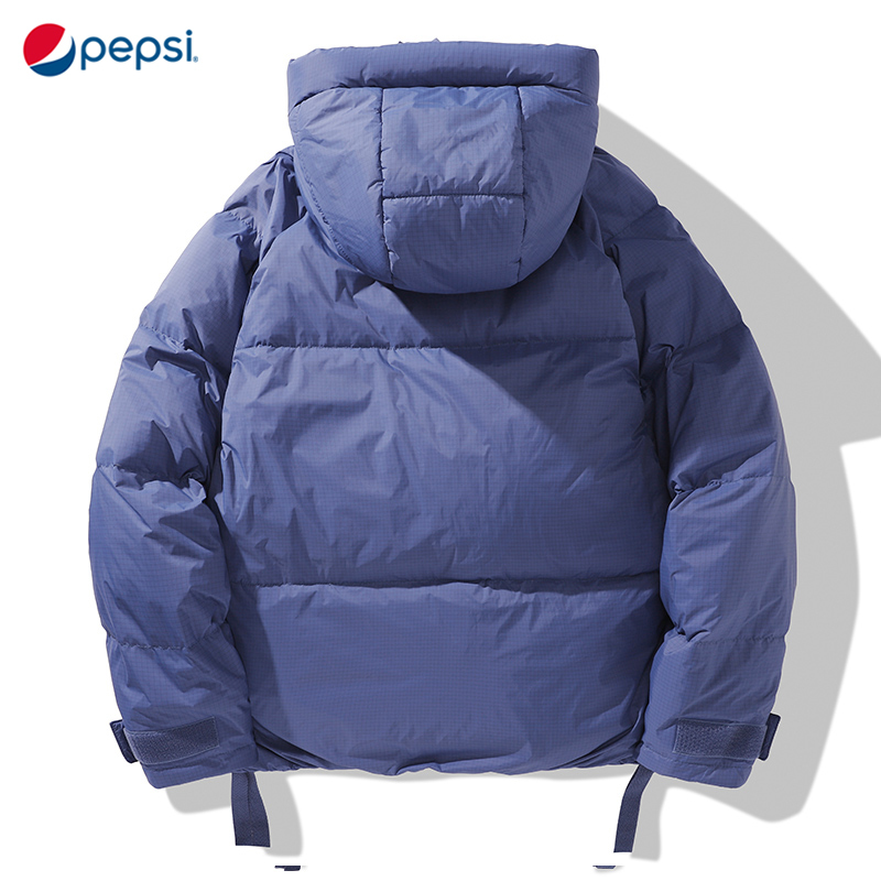 Pepsi/百事 男女同款休闲时尚潮流宽松卫衣羽绒服FZP40A3745 90白鸭绒
