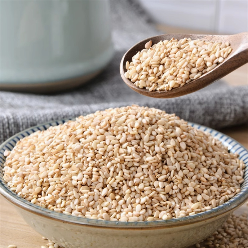 甄选带皮白芝麻粒100克生农家新鲜不脱皮芝麻仁香浓酥脆干净无杂9260高清大图