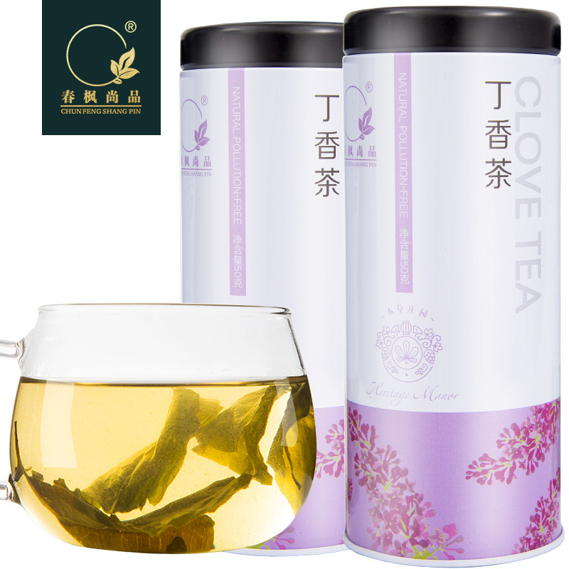 （买1赠1）春枫尚品花茶丁香茶叶长白山野生红叶茶散装