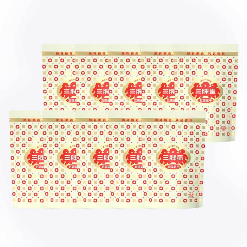 三胖蛋 瓜子 五香味120g*10袋 内蒙特产大颗粒零食新货聚会送礼