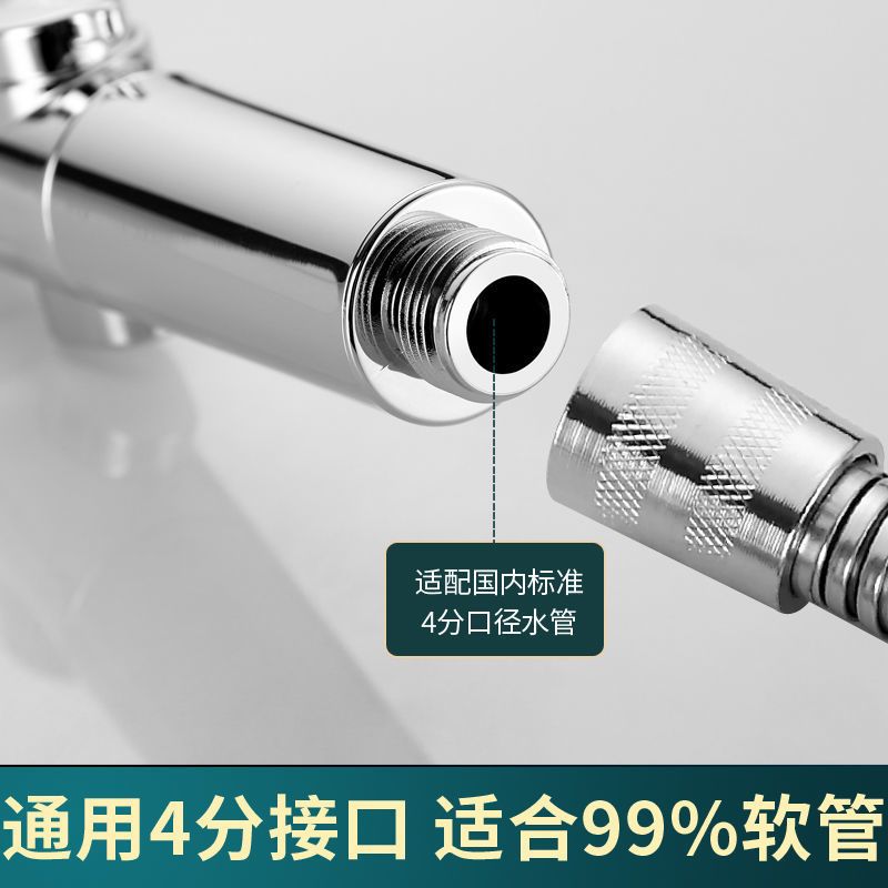 九牧王带一键止水三功能增压花洒 德式单个增压花洒 九牧王德国增压