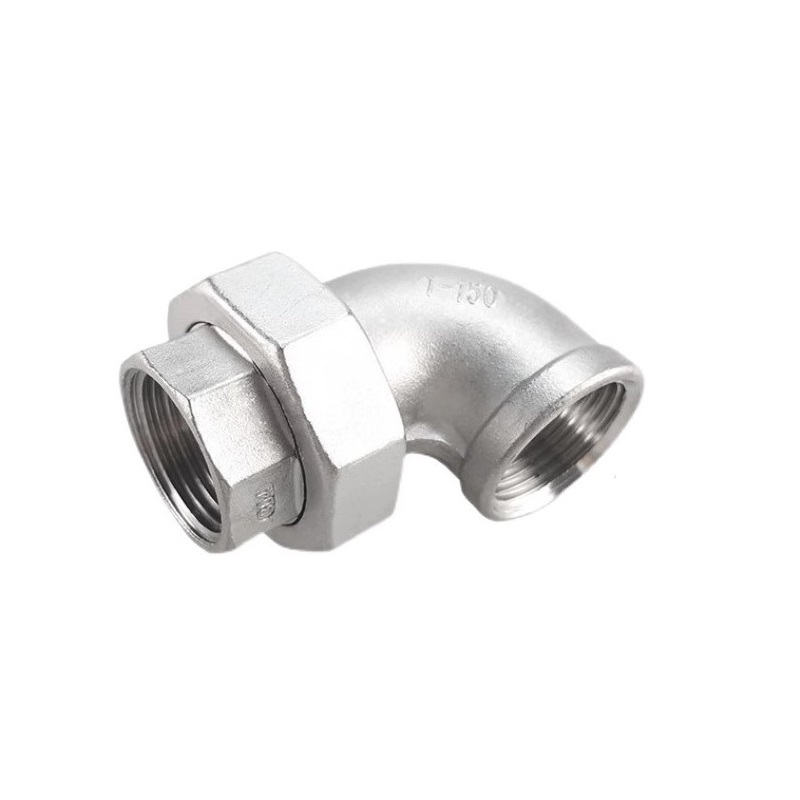 允诚 加厚不锈钢活接弯头 20mm 个高清大图