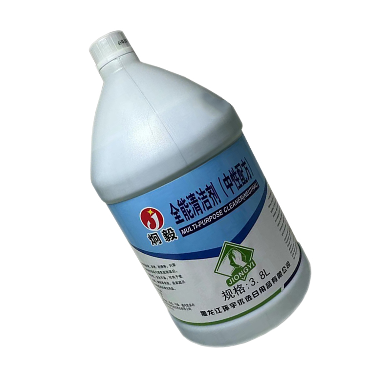 炯毅 全能清洁剂 污渍清洁剂 地面桌面 洗地机用多用途全能水 全能清洗剂 (中性配方) 3.8L 桶高清大图