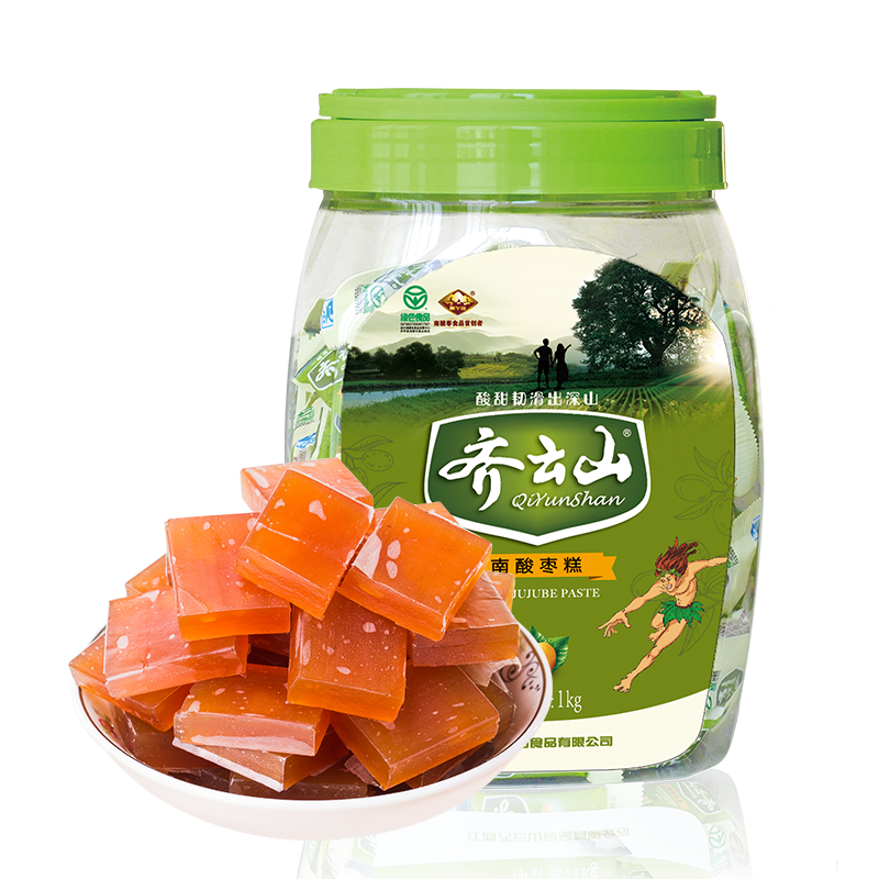 齐云山南酸枣糕1000g 来自深山的野果零食 办公休闲家庭健康开味