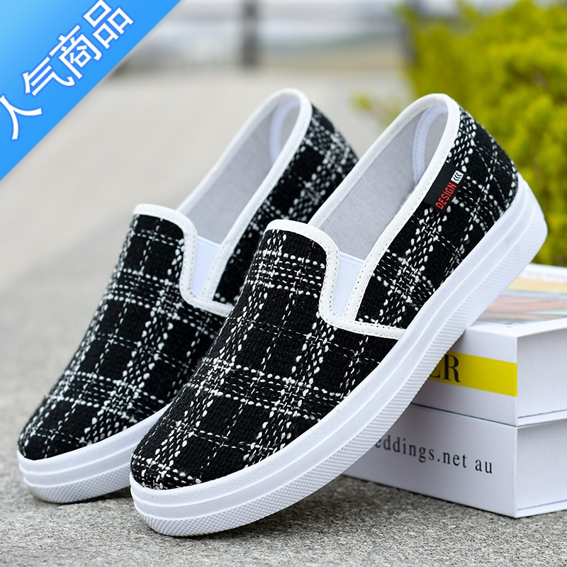 春秋款老北京布鞋女帆布鞋新品时尚潮流女鞋舒适平底百搭透气休闲