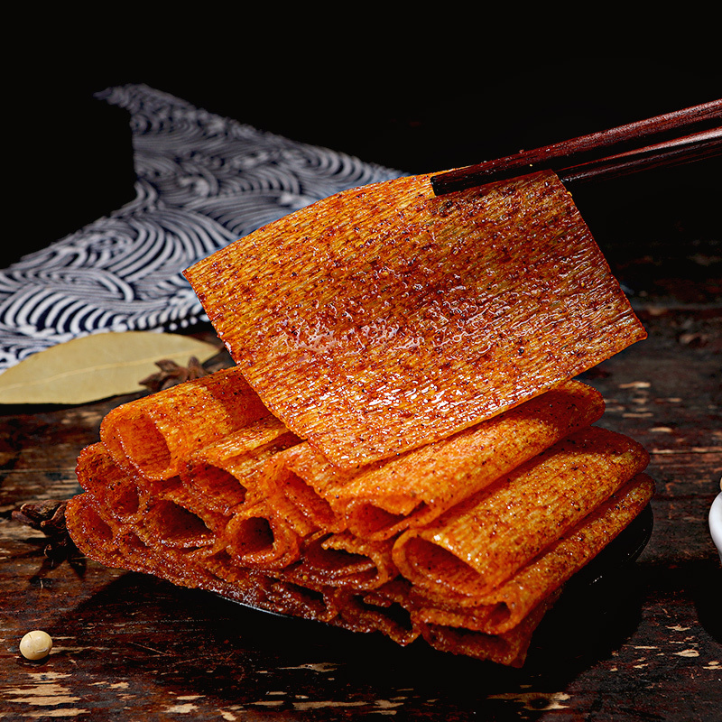 [第二件1元]比比赞香辣片200g(内含10包)辣片辣条辣味小食包装网红休闲零食即食卤味怀旧小零食