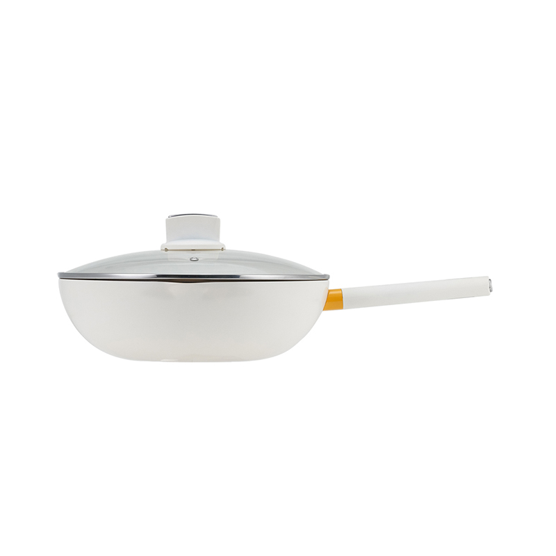 德世朗(DESLON) 银月麦饭石不粘炒锅30cm DFS-C952高清大图