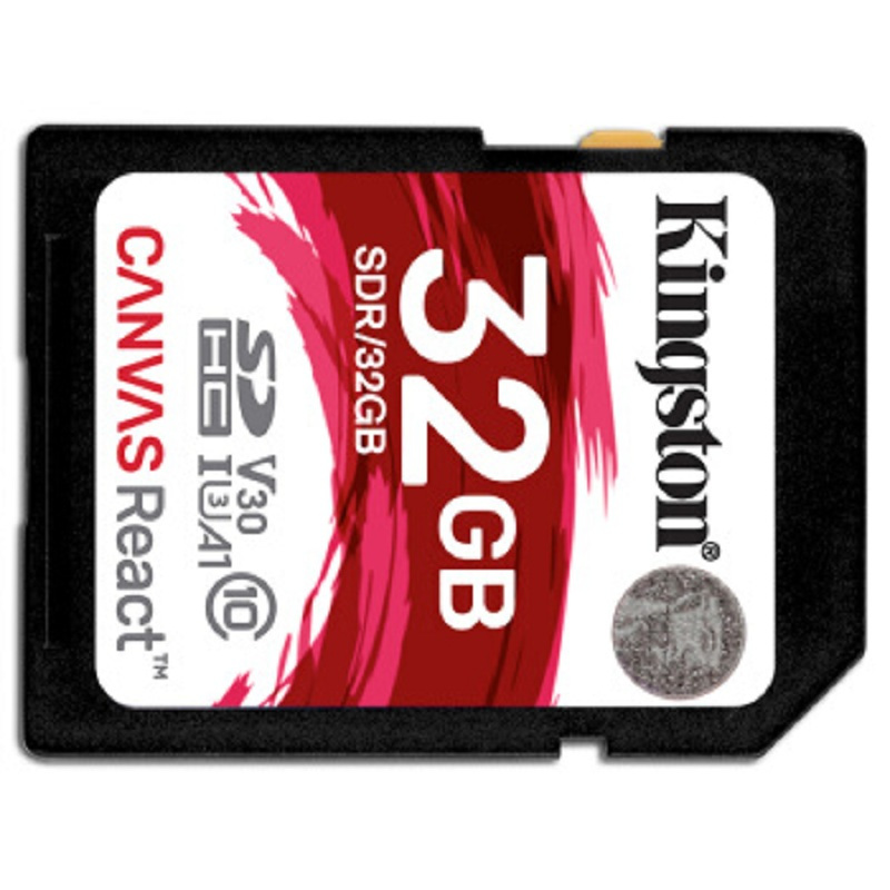 金士顿(Kingston)高速相机电脑存储卡 A1 32GB 100MB/s SD U3 V30 极速版