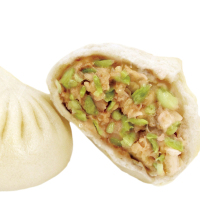 天津 狗不理 冷冻手工猪肉白菜包子420g(12个)