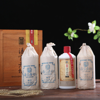 鹏程汤家老坊 酱香型白酒 53度 500ml*4 木箱装