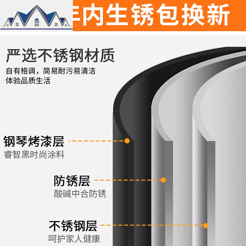 厨房置物架黑色不锈钢放碗架碗筷收纳盒碗碟盘子餐具沥水碗架用品 三维工匠高清大图