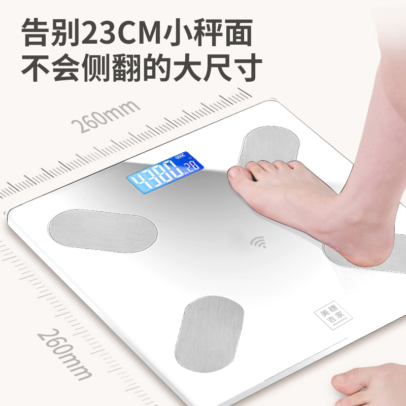 美穗吉家 蓝牙体脂秤(USB充电款)高清大图