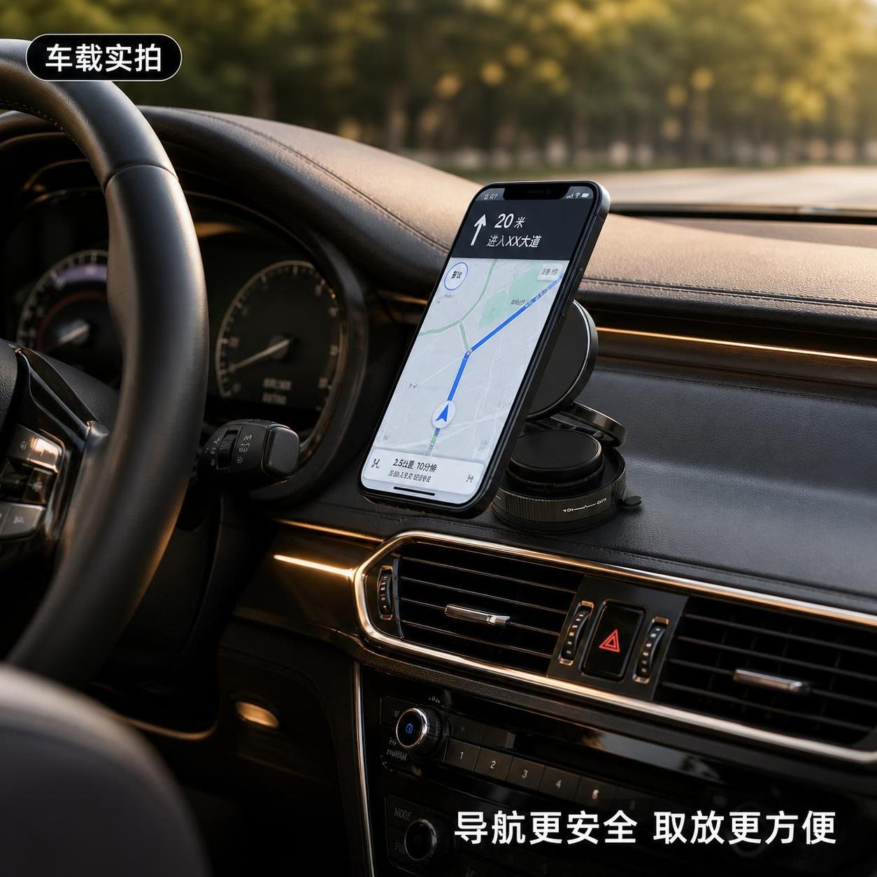 克维杰 车载支架 黑色 KV-A119高清大图