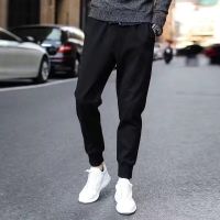 牛仔裤男春秋宽松韩版时尚潮流2021新款个性百搭高腰直筒chic裤子 E604黑色[高品质]送腰带 S