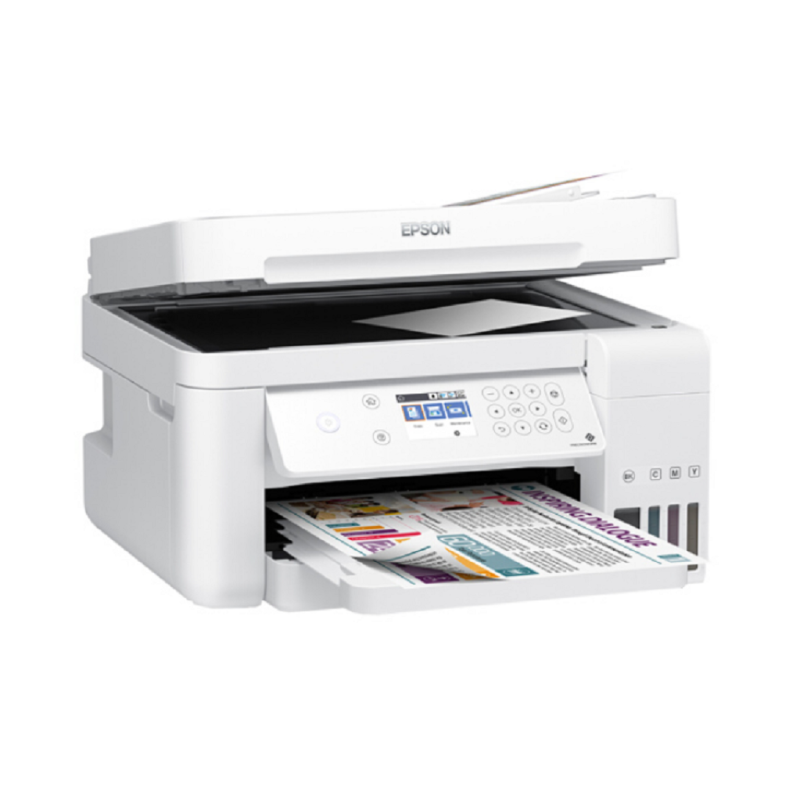 爱普生(EPSON)L6176 优雅白 喷墨、彩色无线多功能墨仓式一体机 自动双面