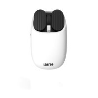 LOFREE 洛斐 MAUS 薯片蓝牙鼠标 白色 无线+蓝牙双模连接商务办公游戏充电鼠标兼容MAC/iMac/win