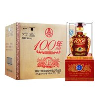 五粮液股份公司出品 100年传奇坛装52度500ml浓香型白酒结婚婚庆用酒 上品整箱6瓶