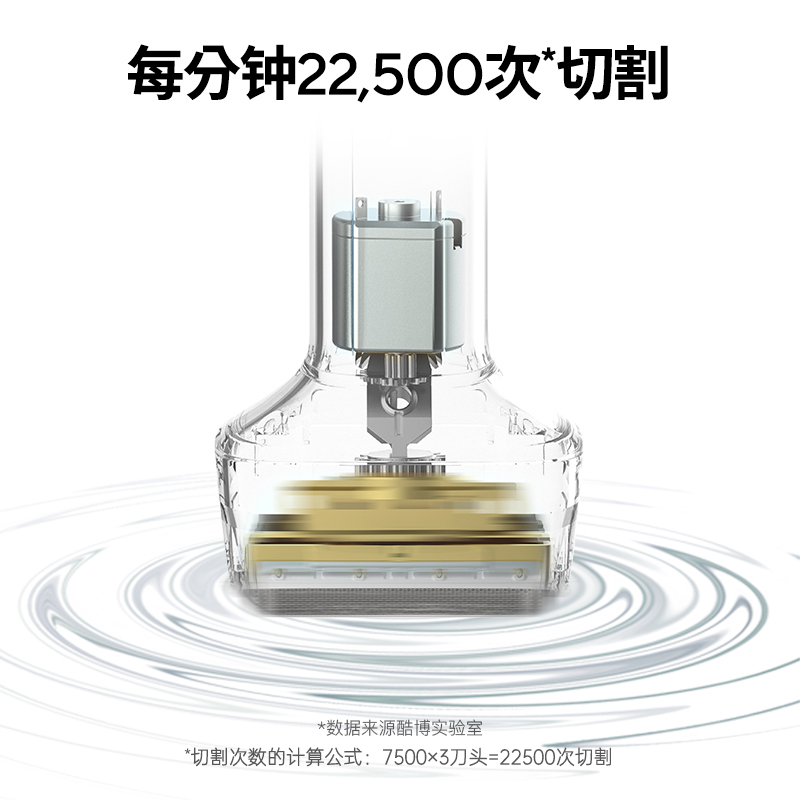 COOBO酷博剃须刀男士电动便携往复式可水洗刮胡刀CB-T1冰封蓝高清大图