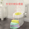 babycare儿童坐便器 宝宝训练马桶梯婴儿坐便凳小孩便盆尿盆男/女 珀尔里粉 8010