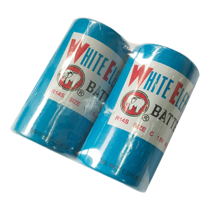 白象2号电池碳性手电筒费雪乐高1.5V玩具电池2粒装正品