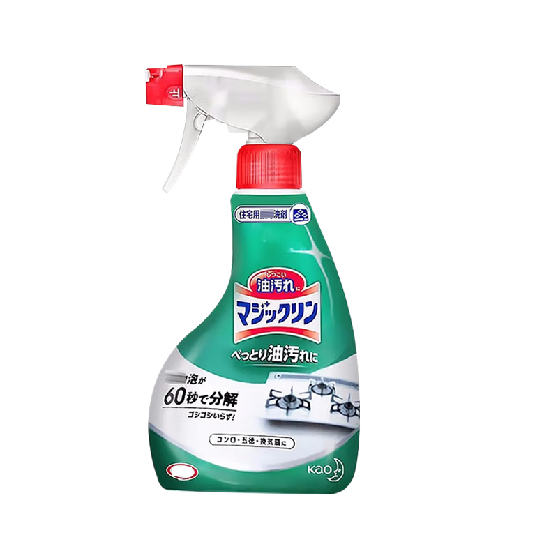KAO花王油污清洁剂400ml 进口泡沫型厨房顽固油污清洁剂去除油污垢抽烟机清洗剂高清大图
