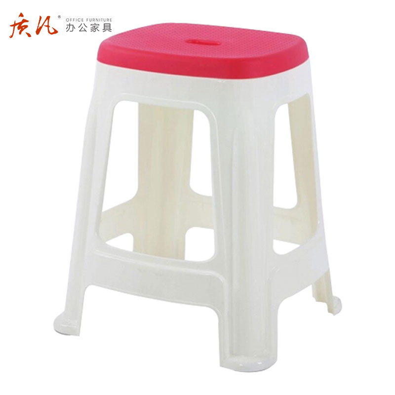 质凡 塑料凳子家用加厚餐厅椅子高清大图