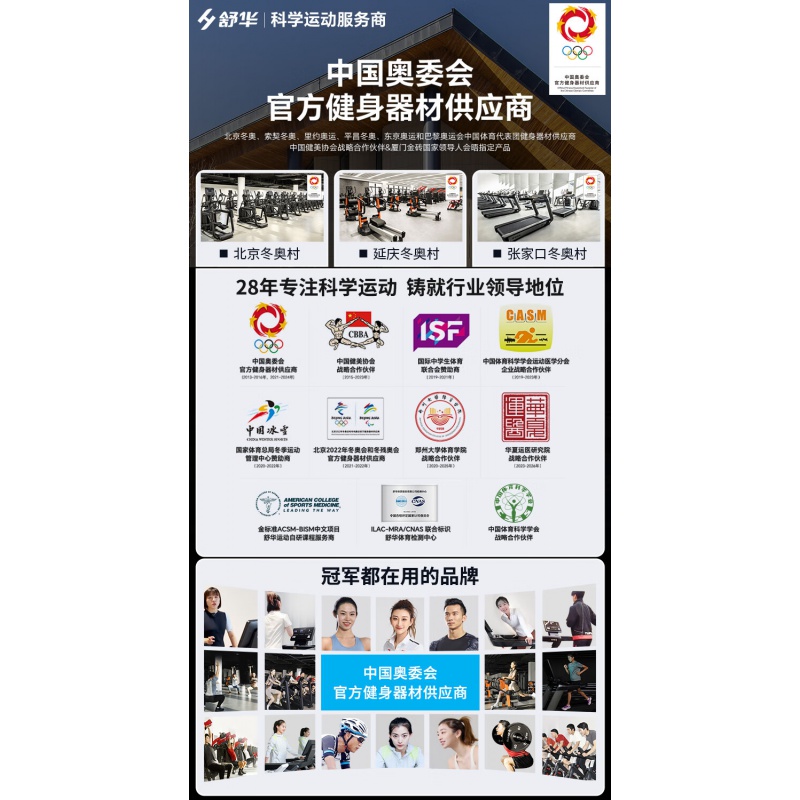 舒华健身器材健身房器械 下斜推举椅SH-G6872 单位:台高清大图