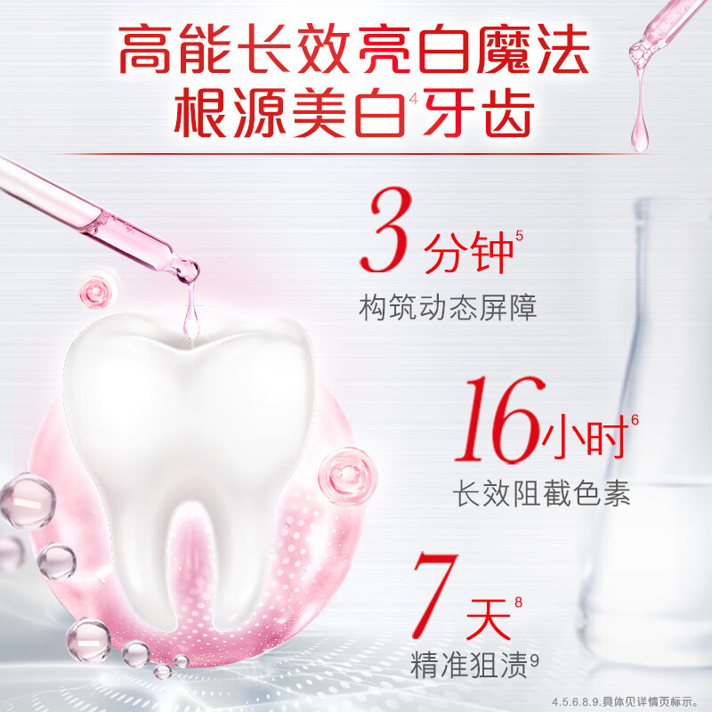 高露洁(Colgate)活性酵素亮白去黄去渍防渍美白牙膏120g 桂花味 清新口气高清大图
