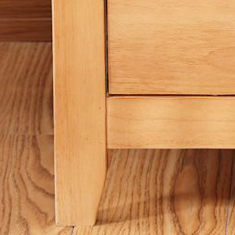 中豫鑫泽 ZYXZ4030707床头柜原木色床边收纳储物柜高清大图
