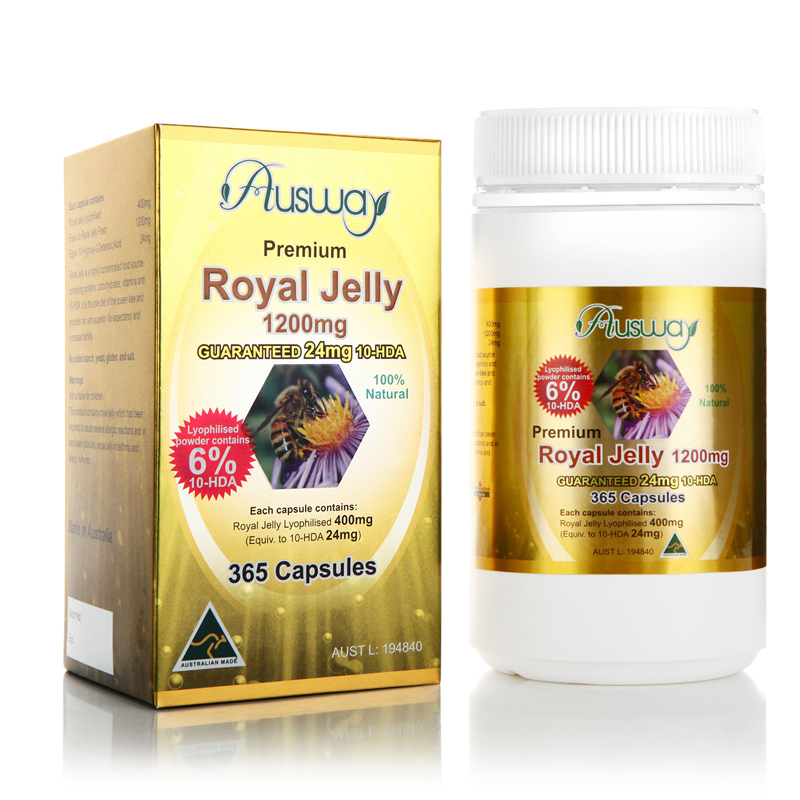 澳大利亚原装进口 AUSWAY 蜂王浆 365粒 1200MG