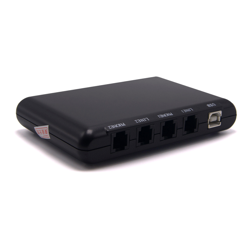 先锋音讯VAA XF-USB/2 电话录音盒 2路USB录音系统 办公座机 通话自动录音设备