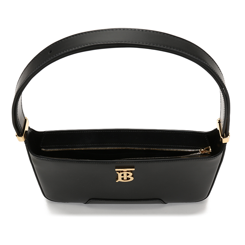 博柏利巴宝莉burberry女款牛皮tb标志手提单肩包腋下包80462461