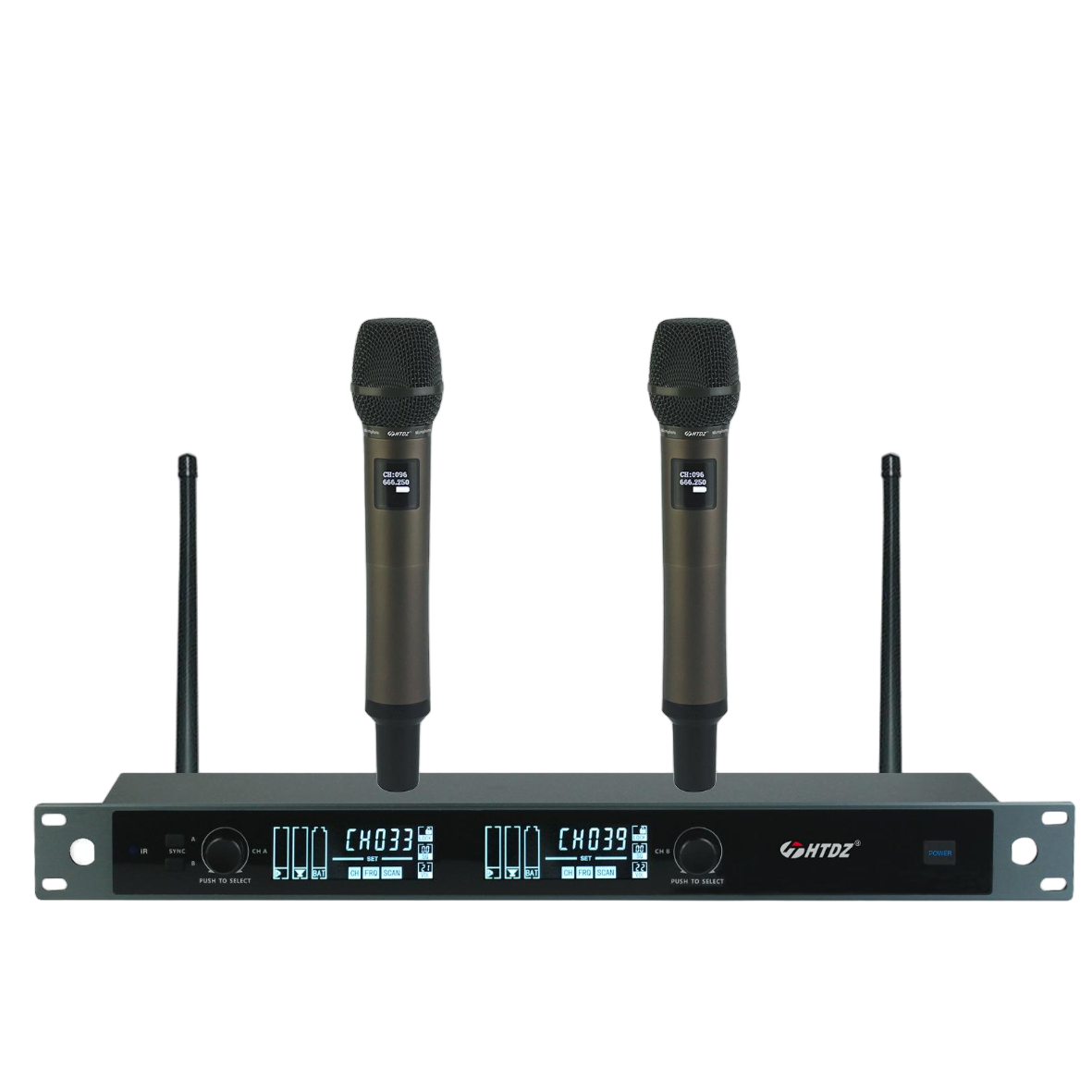 HTDZ/海天 真分集一拖二无线手持 HT-7800U高清大图