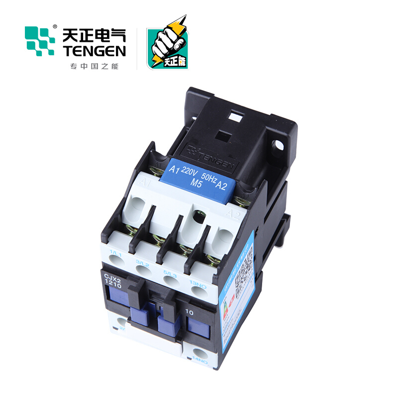 天正电气 CJX2-1210 36V 3NO 1NO 12A 50Hz 3P 02010070063 交流接触器