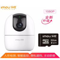 大华乐橙智能摄像头TP2 高清网络摄像机1080P 全景摄像头 家用无线红外夜视高清摄像头 手机实时查看 带32G内存