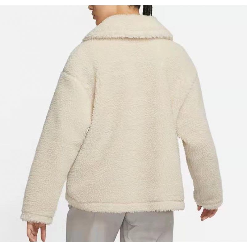 NIKE耐克外套运动休闲羊羔绒保暖女装翻领夹克DD5621-206 Z图片