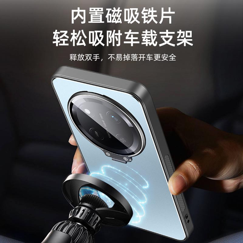 KONEL 适用于荣耀x60金属镜头支架手机壳x60pro镜头全包保护设计裸机手感简约大气手机保护套