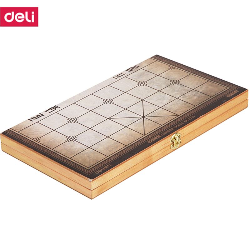 得力(deli) M 6733中国象棋(原木色)(盒)